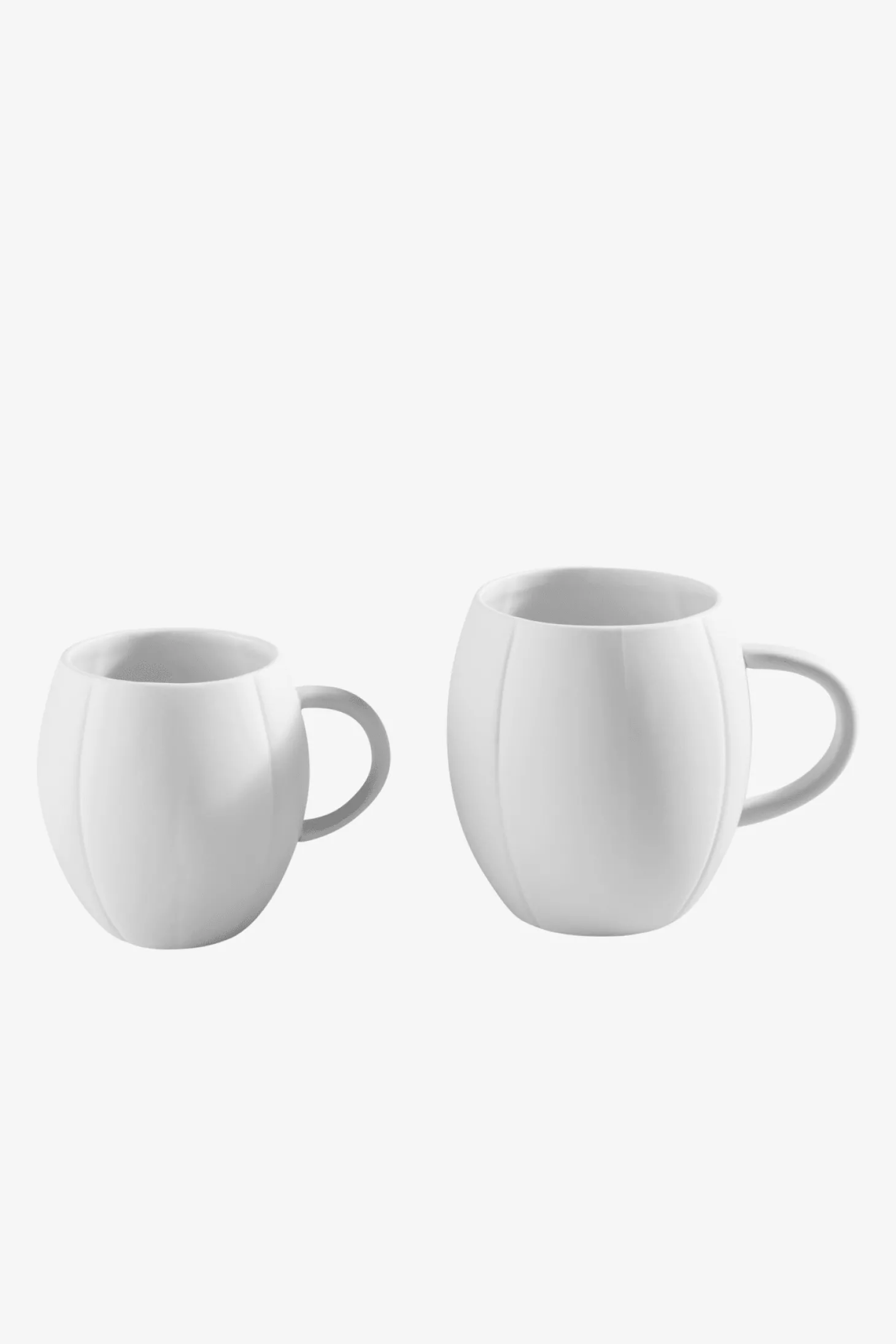 Mug blanc en porcelaine de Limoges - grand modèle
