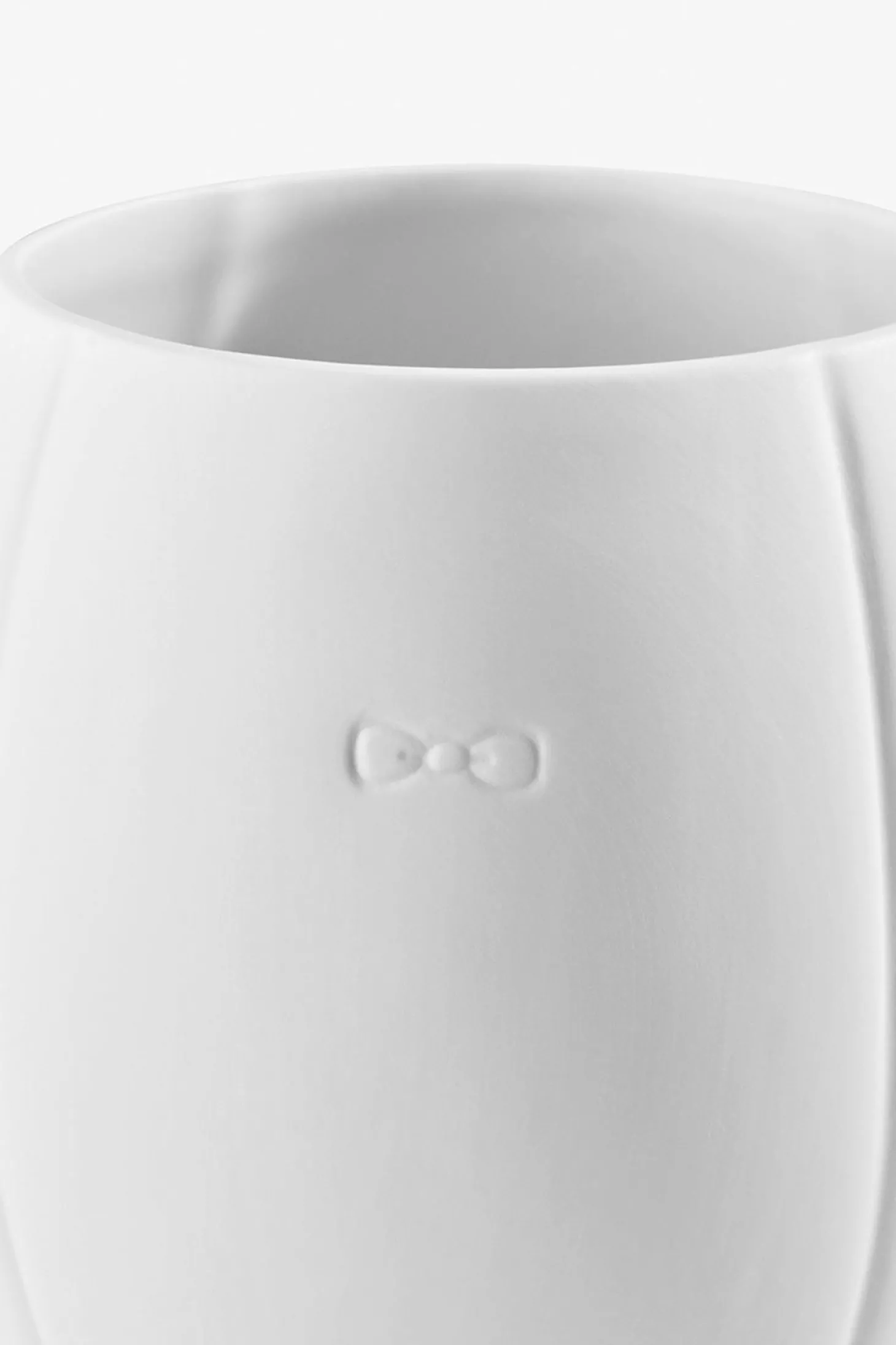 Mug blanc en porcelaine de Limoges - grand modèle