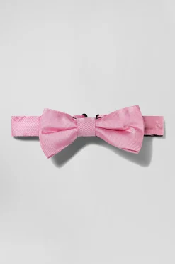 Nœud papillon enfant en soie rose