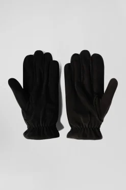 Paire de gants en cuir noir