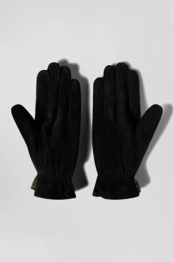 Paire de gants homme en cuir marron