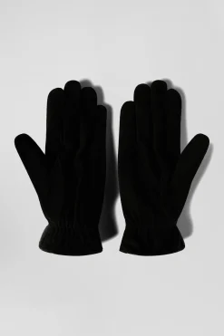 Paire de gants homme en cuir noir