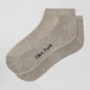 Paire de socquettes en coton stretch grise