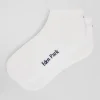 Paire de socquettes en coton stretch blanche