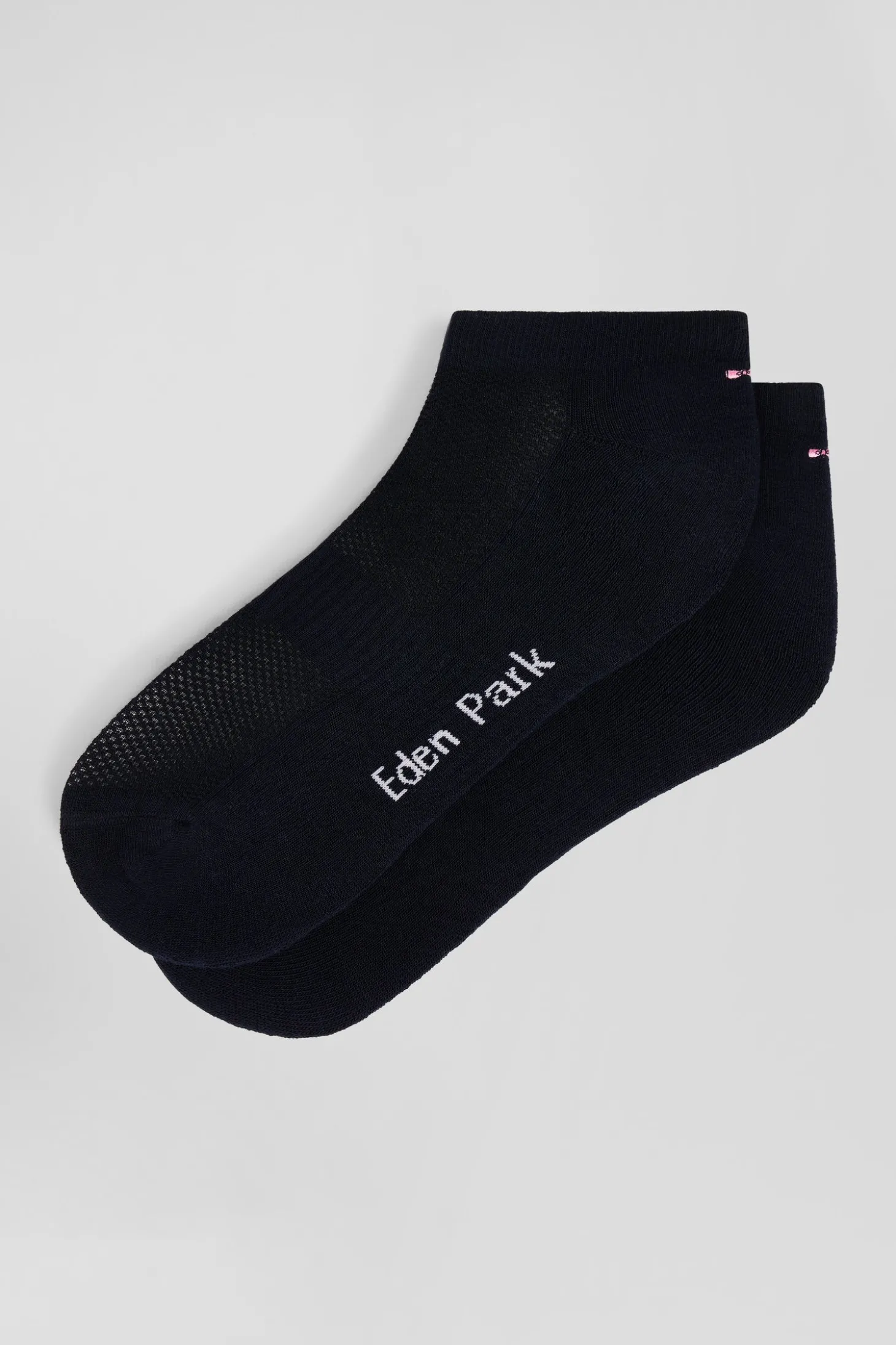 Paire de socquettes en coton stretch bleu marine
