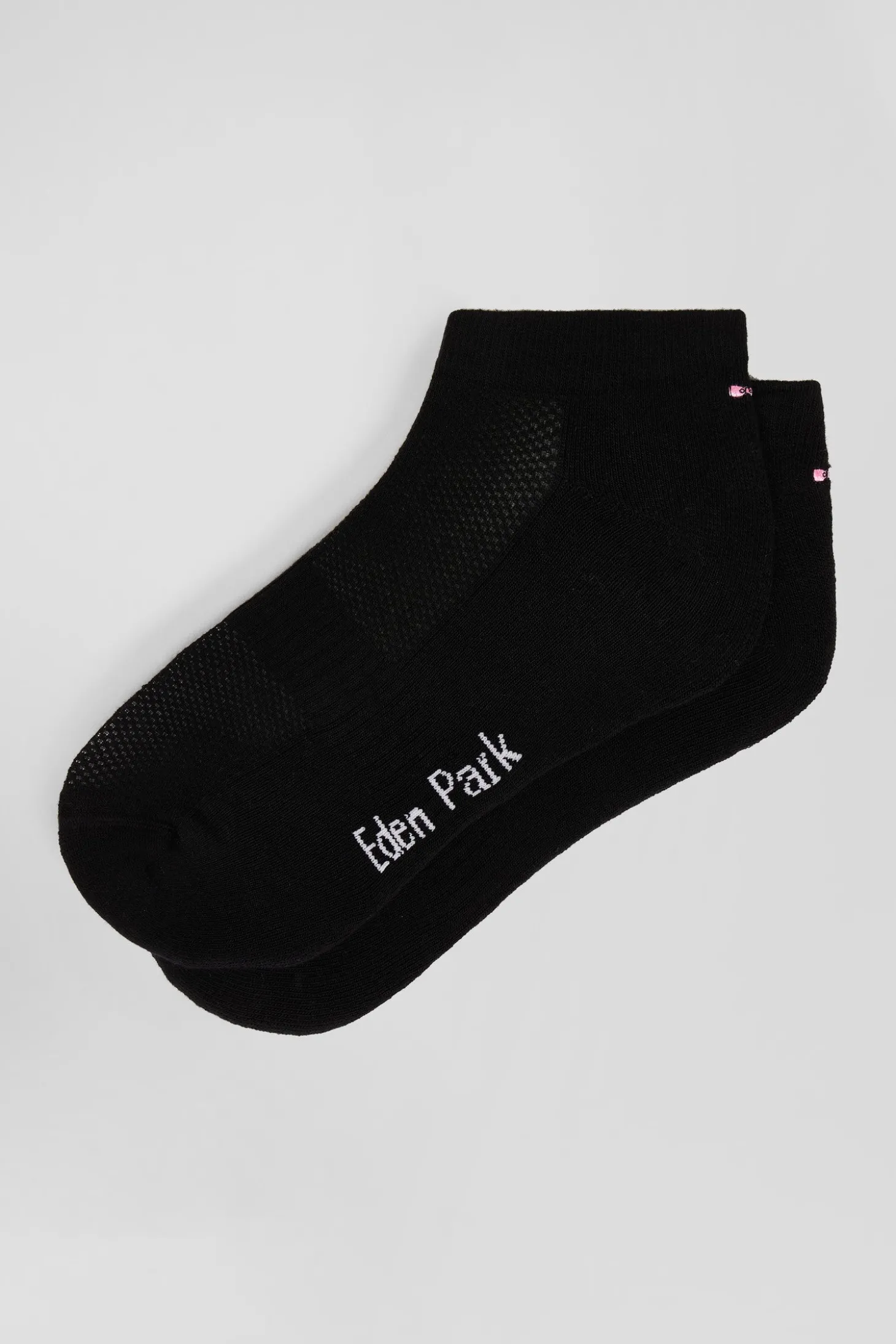 Paire de socquettes en coton stretch noire