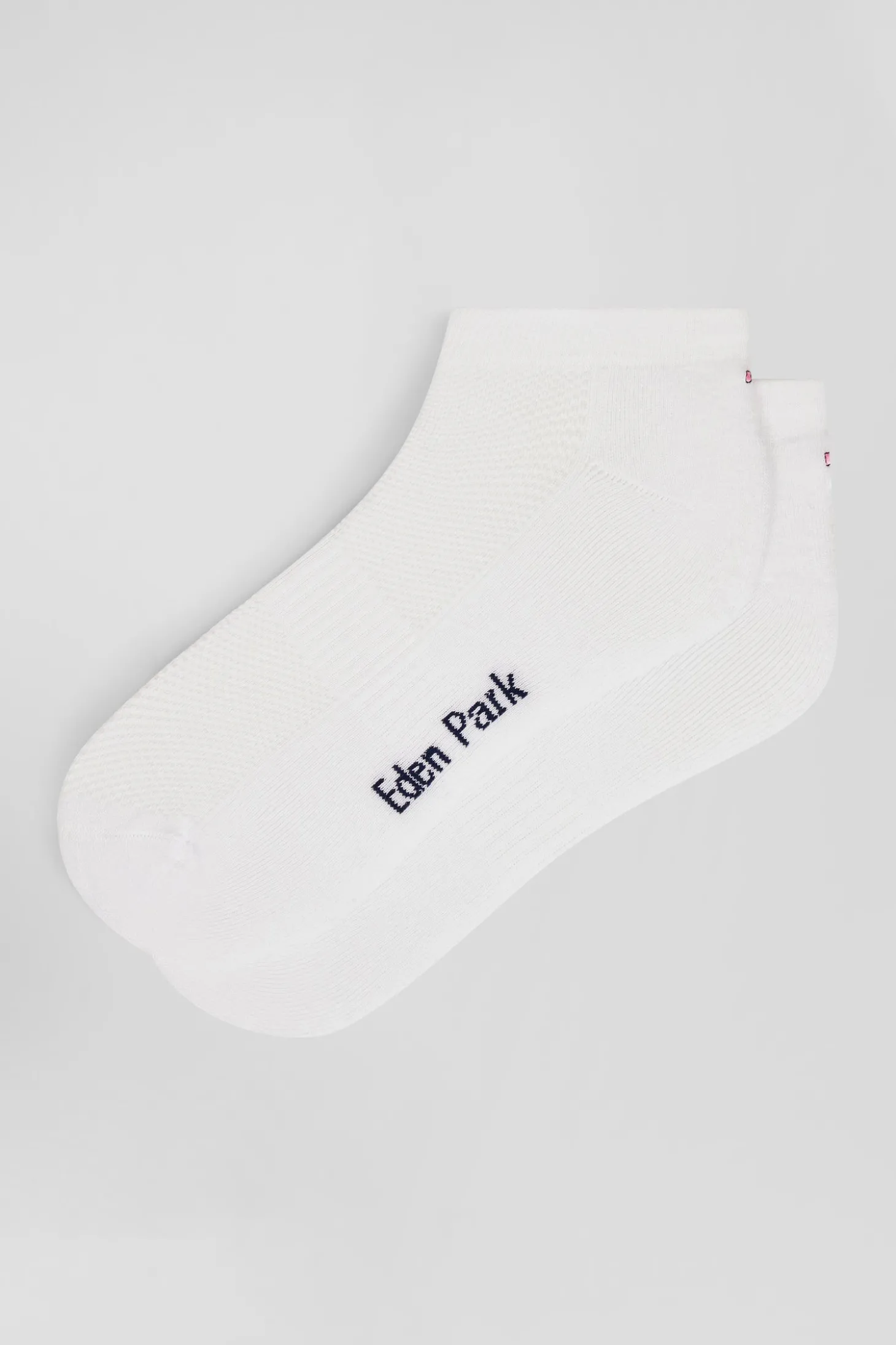 Paire de socquettes en coton stretch blanche