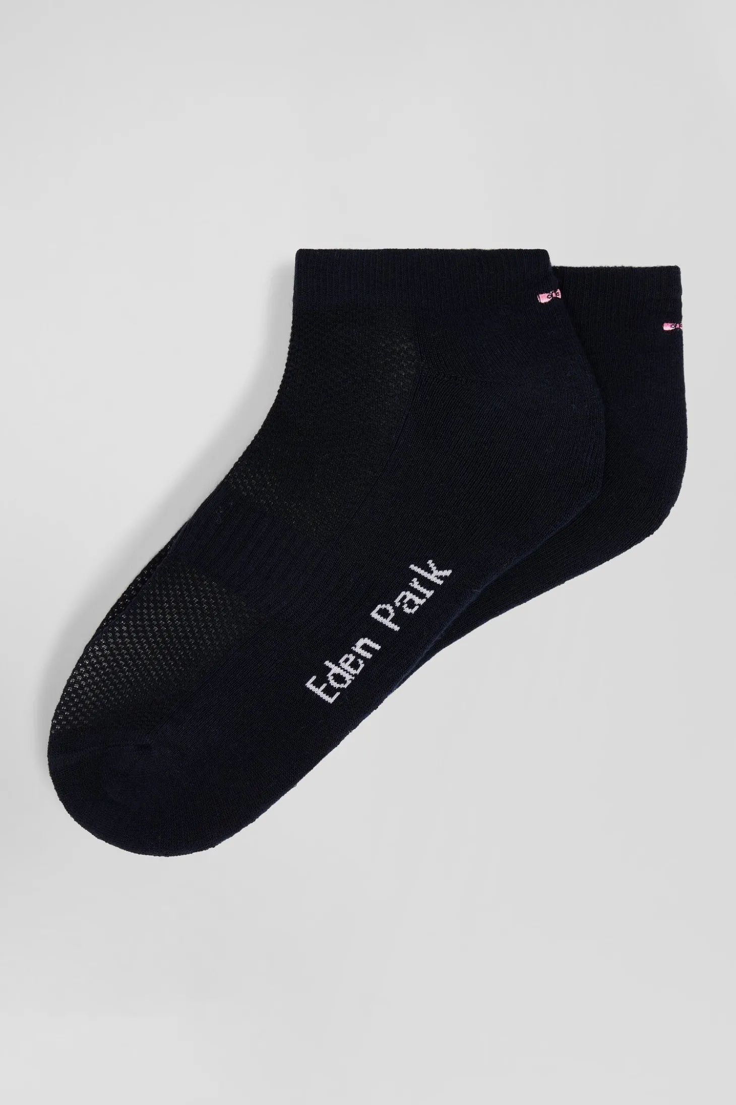 Paire de socquettes en coton stretch bleu marine