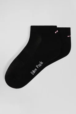 Paire de socquettes en coton stretch noire