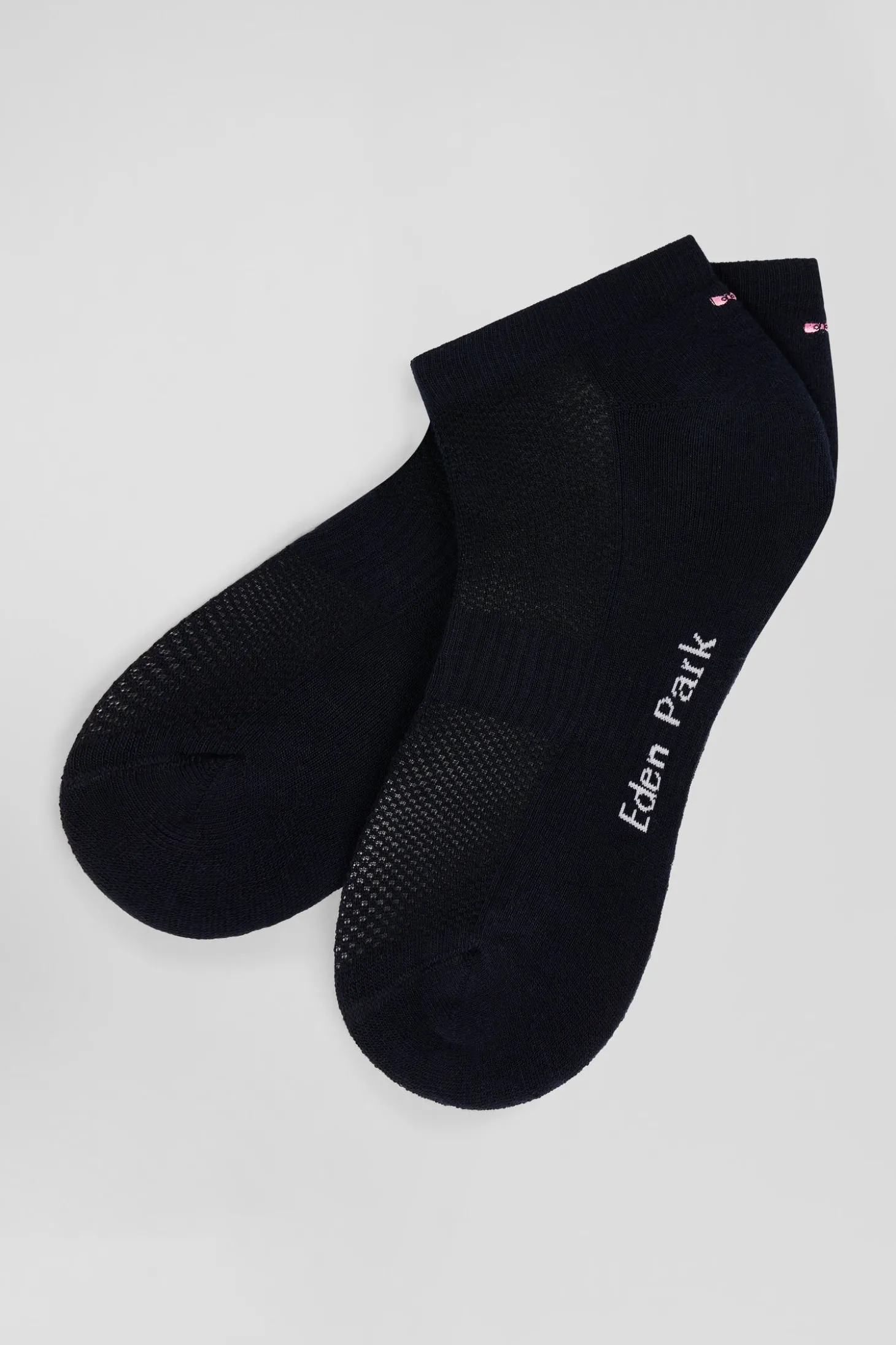 Paire de socquettes en coton stretch bleu marine