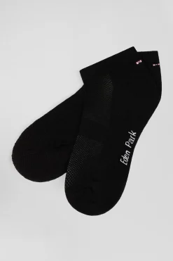 Paire de socquettes en coton stretch noire