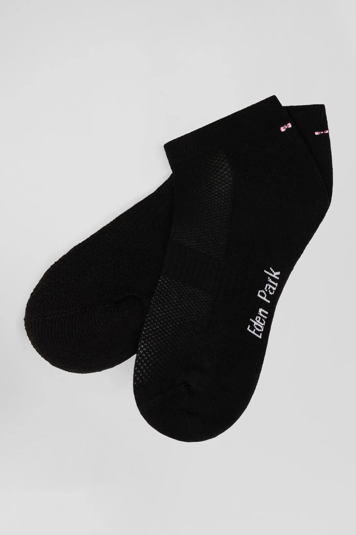Paire de socquettes en coton stretch noire