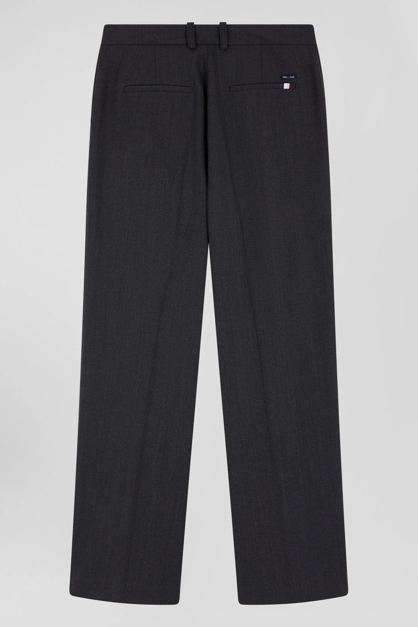 Pantalon à carreaux gris anthracite coupe Relaxed