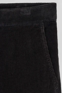 Pantalon chino en coton velours stretch kaki coupe Regular