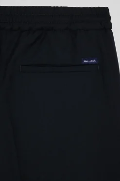 Pantalon en laine stretch kaki taille élastique coupe Modern