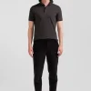 Pantalon en velours côtelé marron taille élastiquée coupe Modern