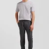 Pantalon gris taille élastiquée coupe Modern