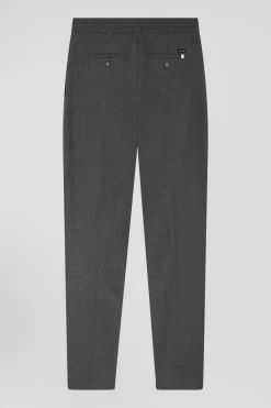 Pantalon gris taille élastiquée coupe Modern