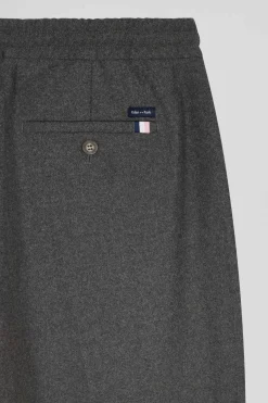 Pantalon gris taille élastiquée coupe Modern