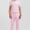 Pantalon jogging en molleton gratté rose coupe Regular