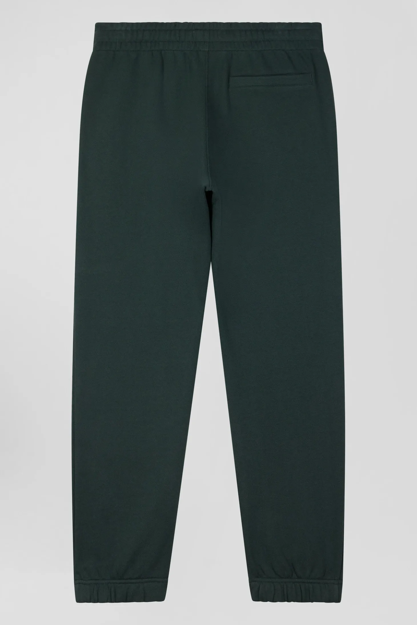 Pantalon jogging en molleton gratté vert coupe Regular