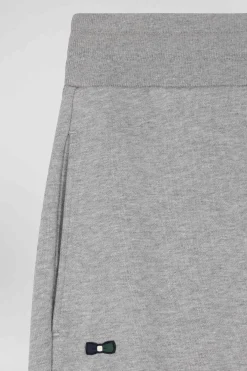 Pantalon jogging en molleton gratté gris coupe Relaxed