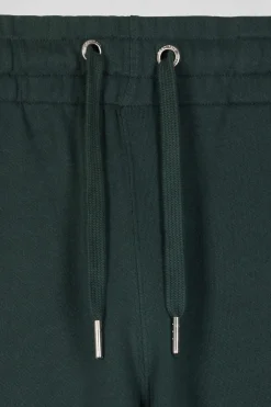 Pantalon jogging en molleton gratté vert coupe Regular