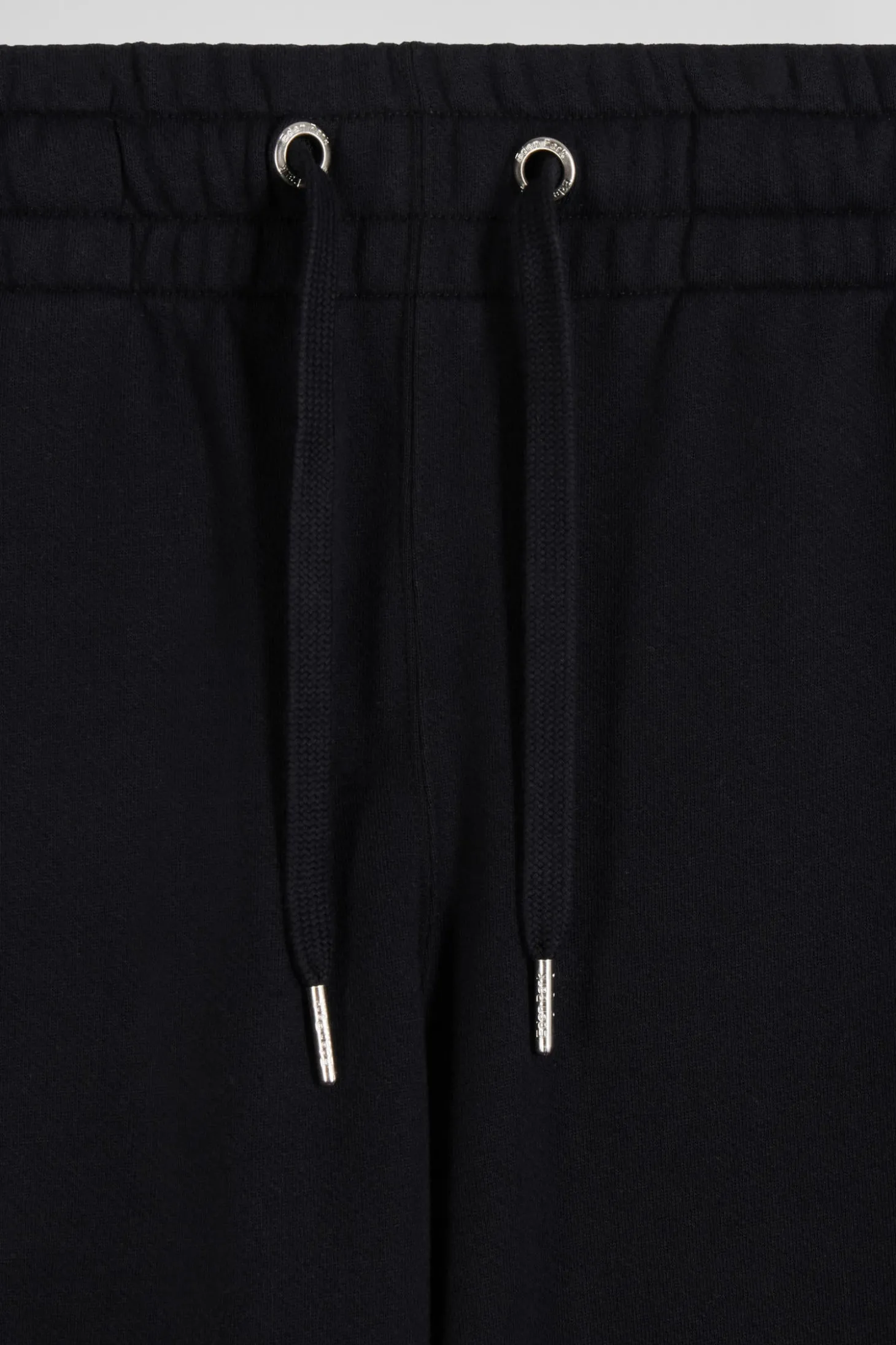Pantalon jogging en molleton gratté noir coupe Regular