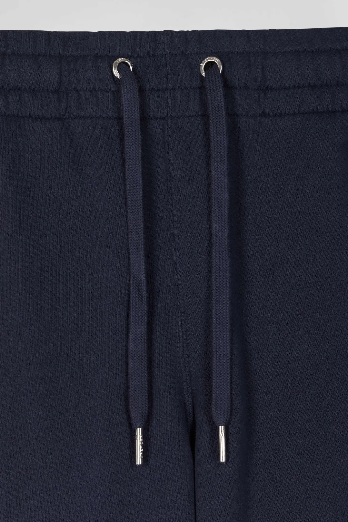 Pantalon jogging en molleton gratté bleu marine coupe Regular