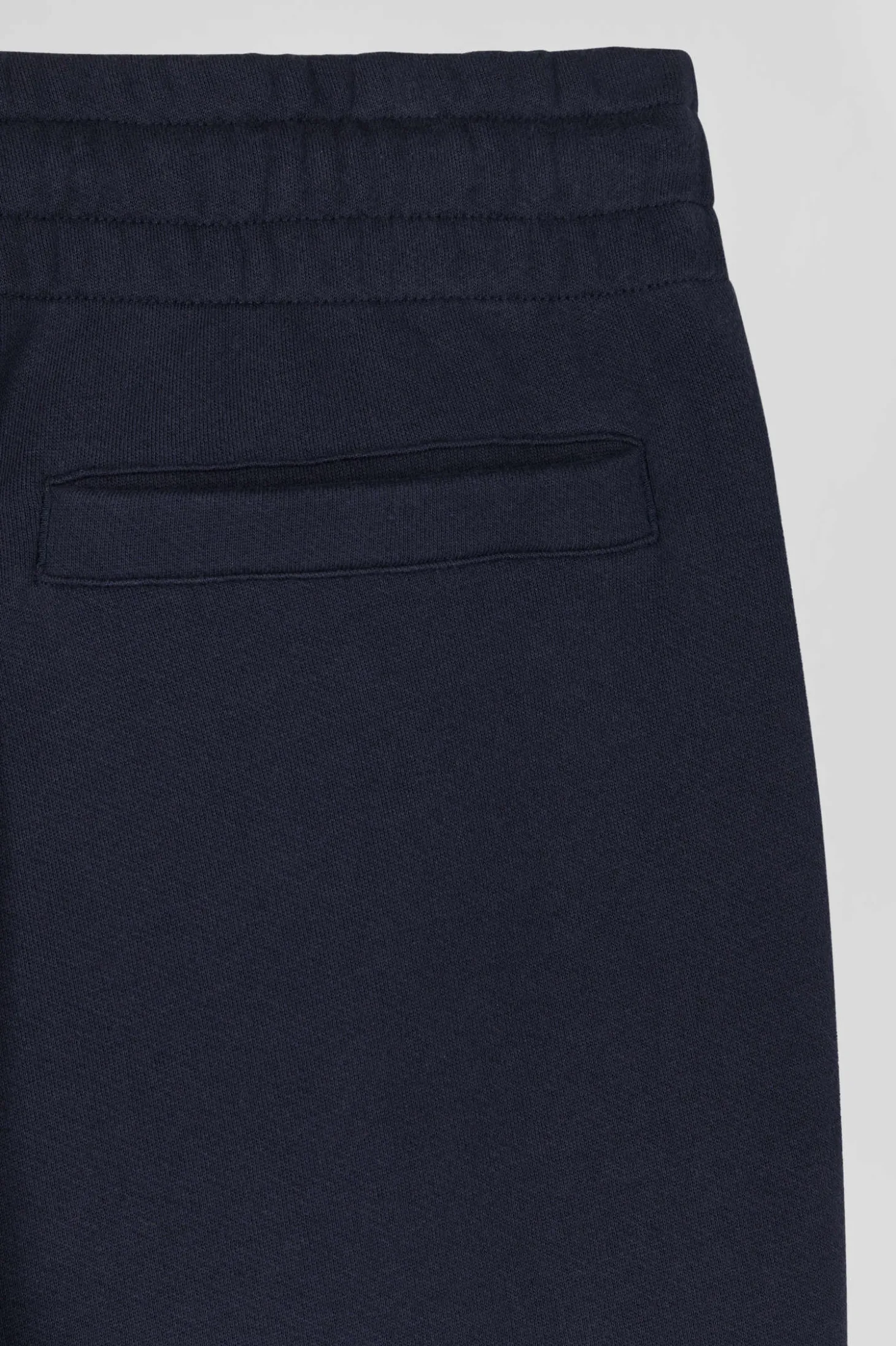 Pantalon jogging en molleton gratté bleu marine coupe Regular