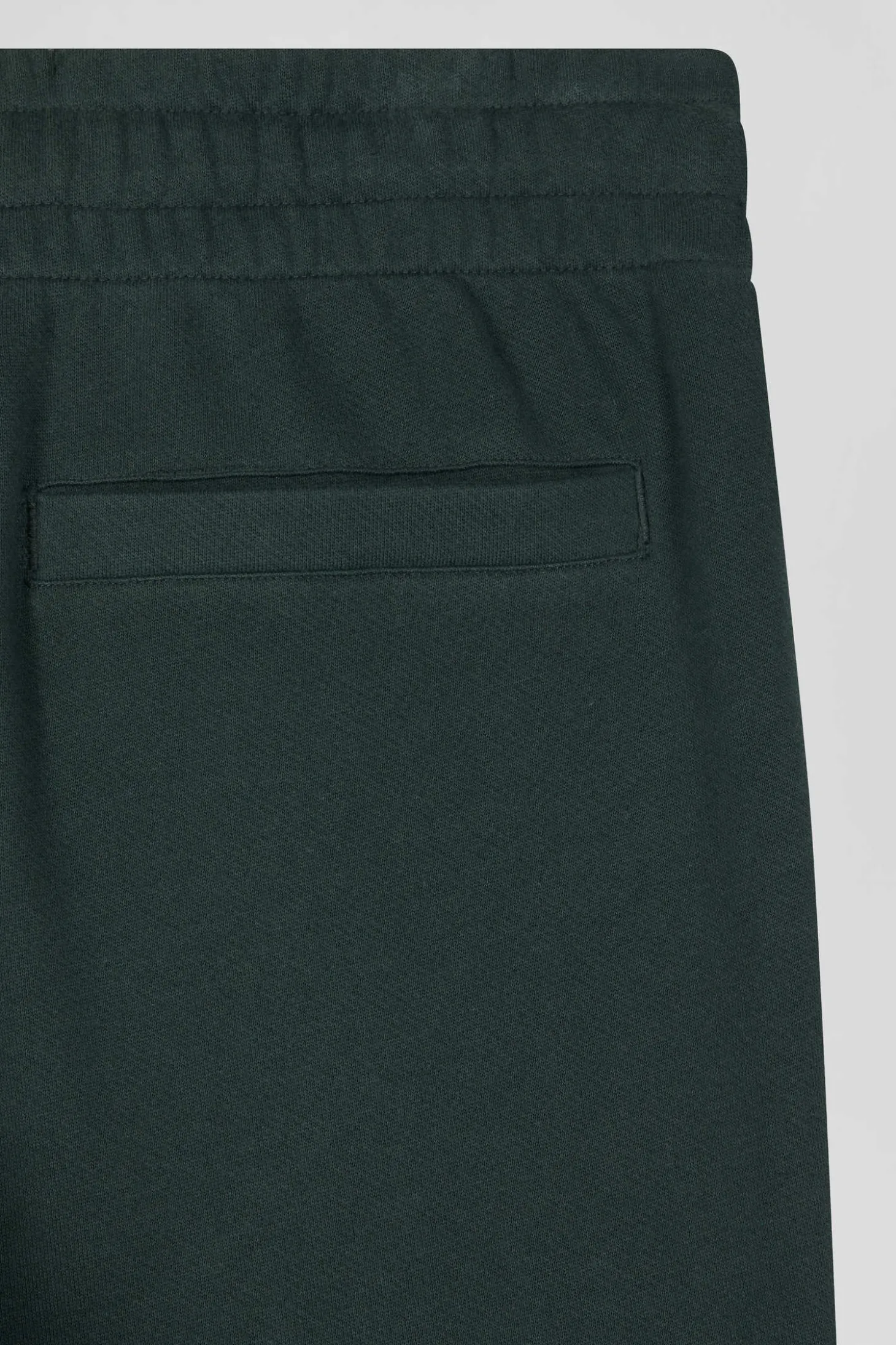 Pantalon jogging en molleton gratté vert coupe Regular