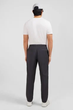 Pantalon taille élastiquée gris