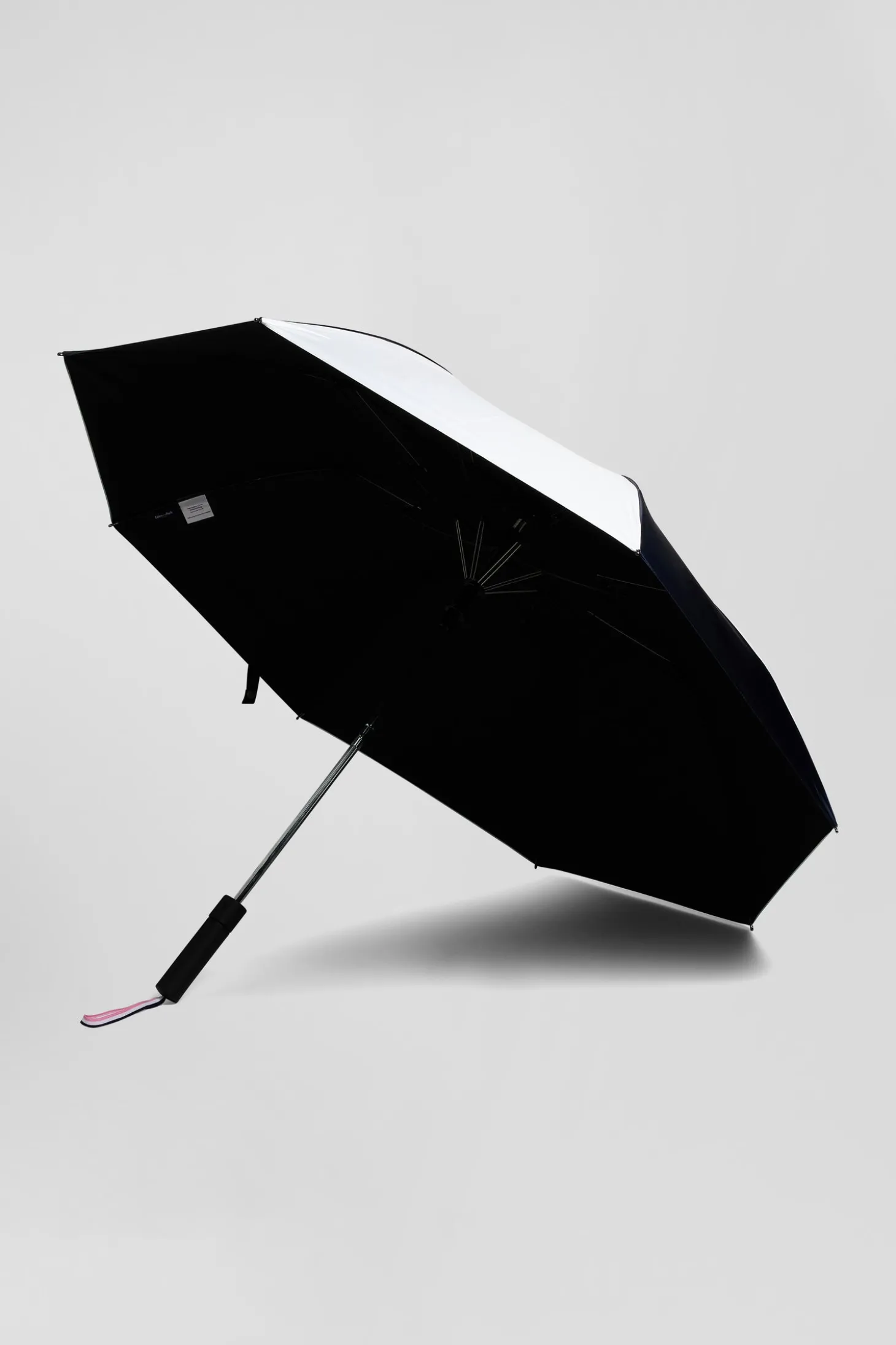 Parapluie cerclé bleu marine