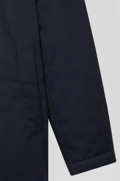 Parka et doudoune 2-en-1 en nylon bleu marine