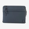 Pochette d'ordinateur en gomme bleu foncé