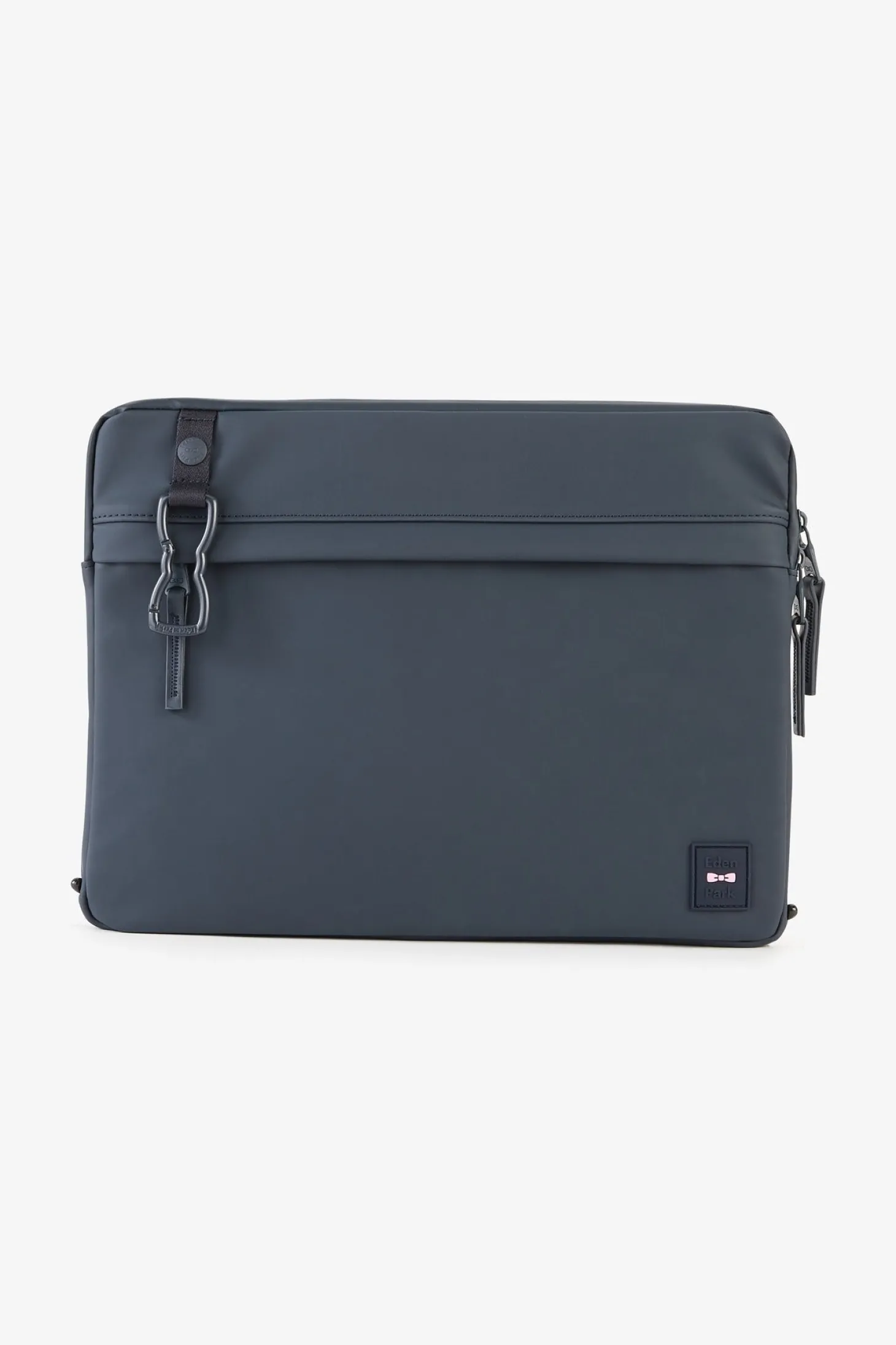 Pochette d'ordinateur en gomme bleu foncé