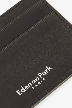 Porte-carte gomme bleu foncé