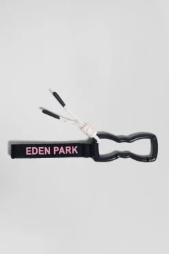 Porte-clefs bleu marine siglé Eden Park