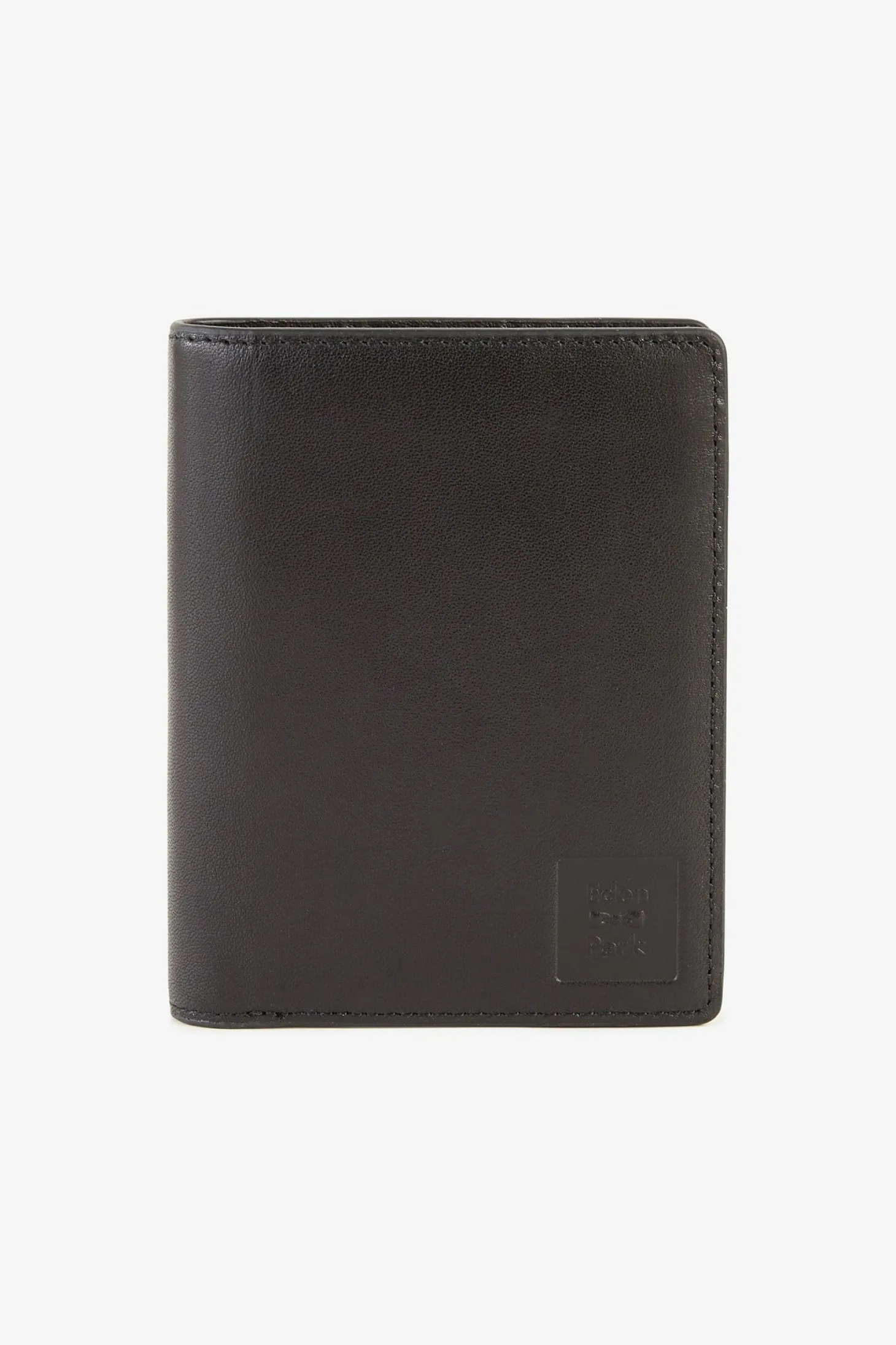 Portefeuille format français cuir noir