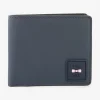 Portefeuille format italien gomme bleu foncé