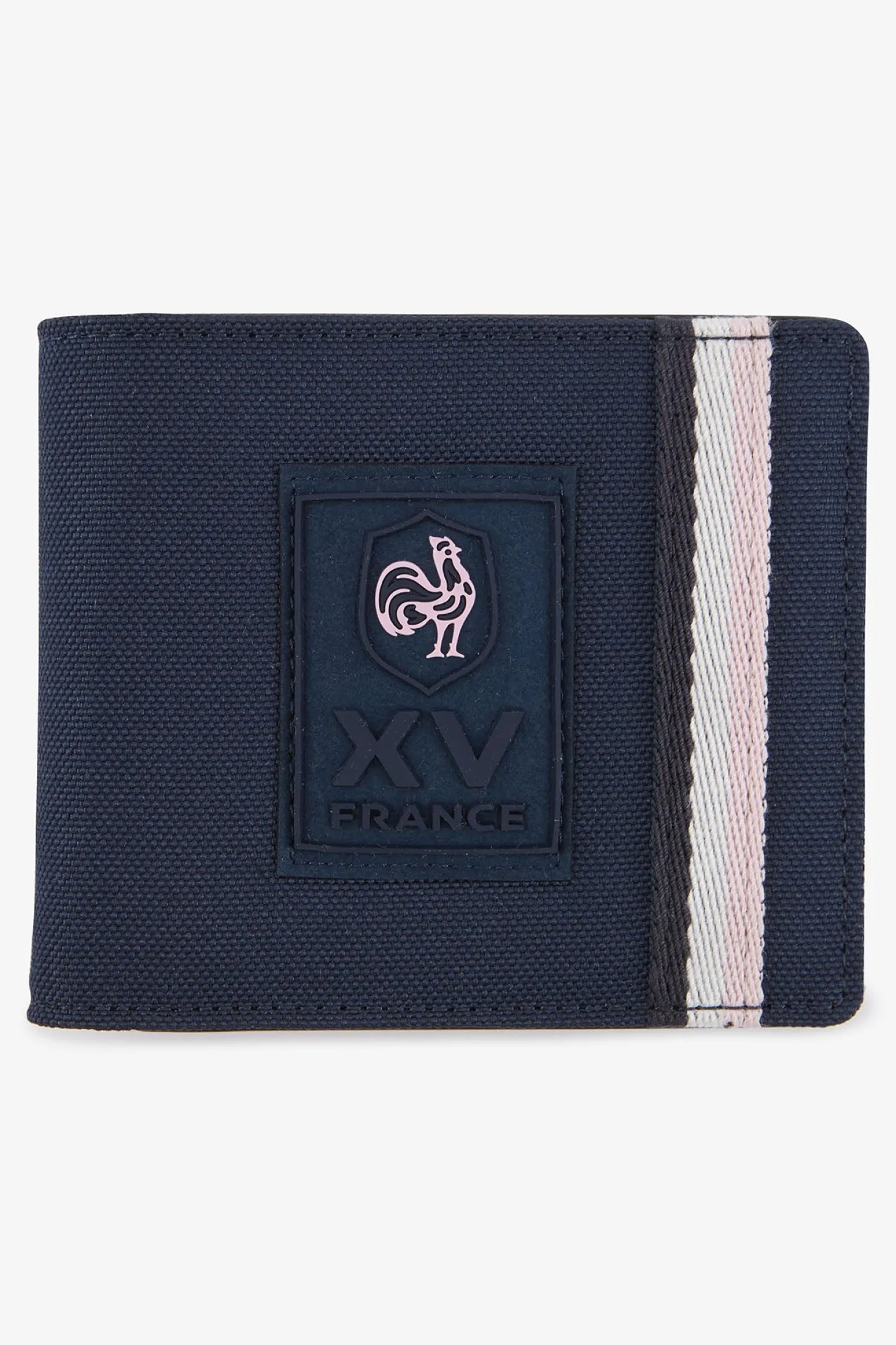 Portefeuille format italien XV de France tricolore