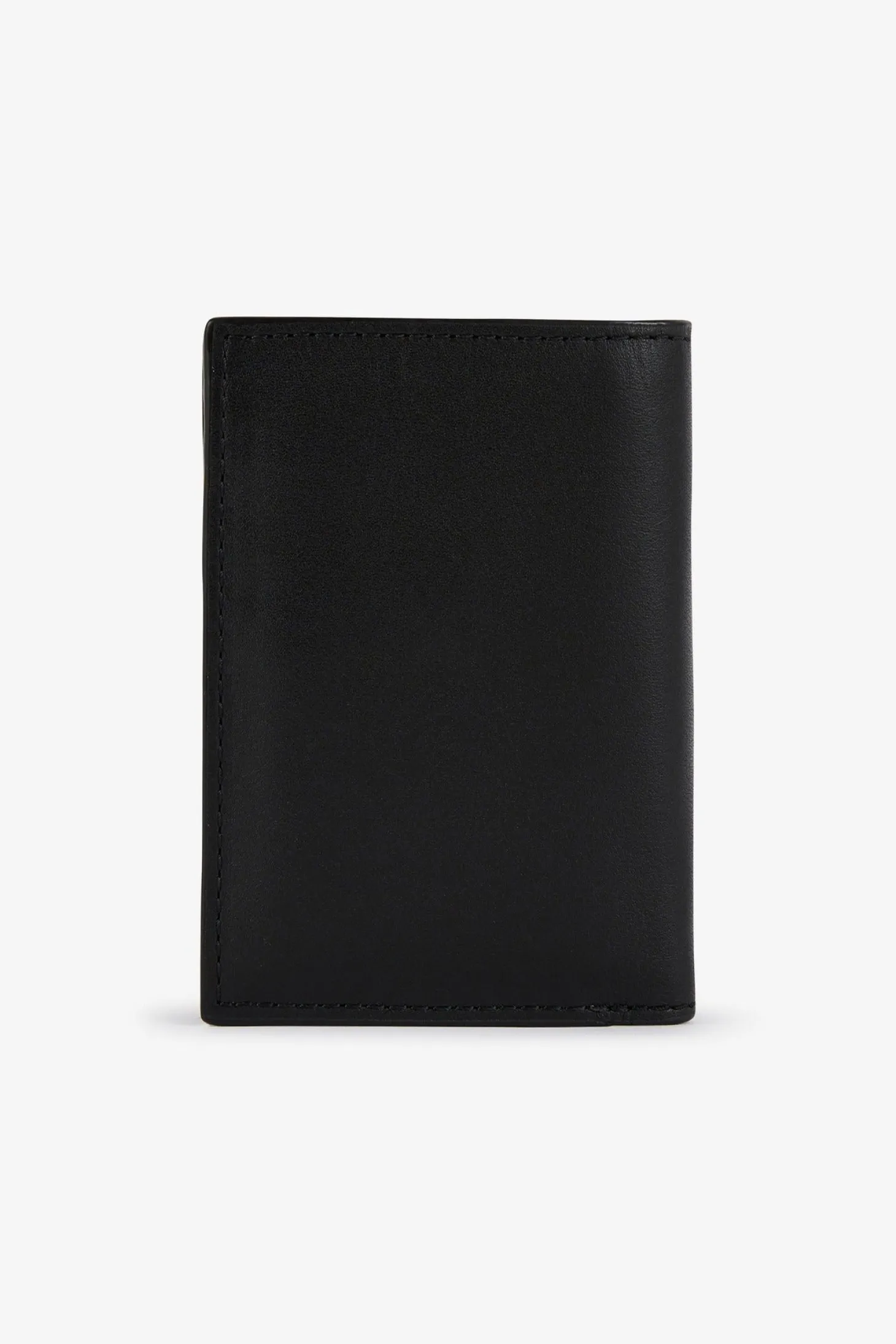 Portefeuille noir en cuir