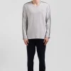 Pyjama long en coton gris