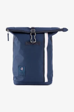 Sac à dos bleu foncé à bande tricolore XV de France