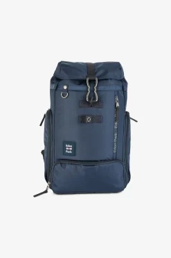 Sac à dos bleu foncé multipoches