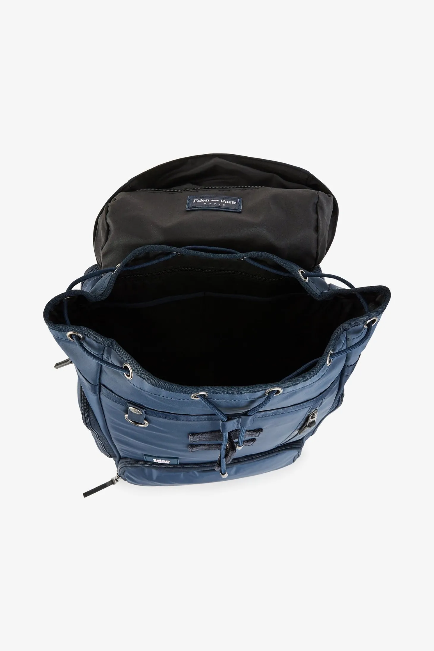 Sac à dos bleu foncé multipoches
