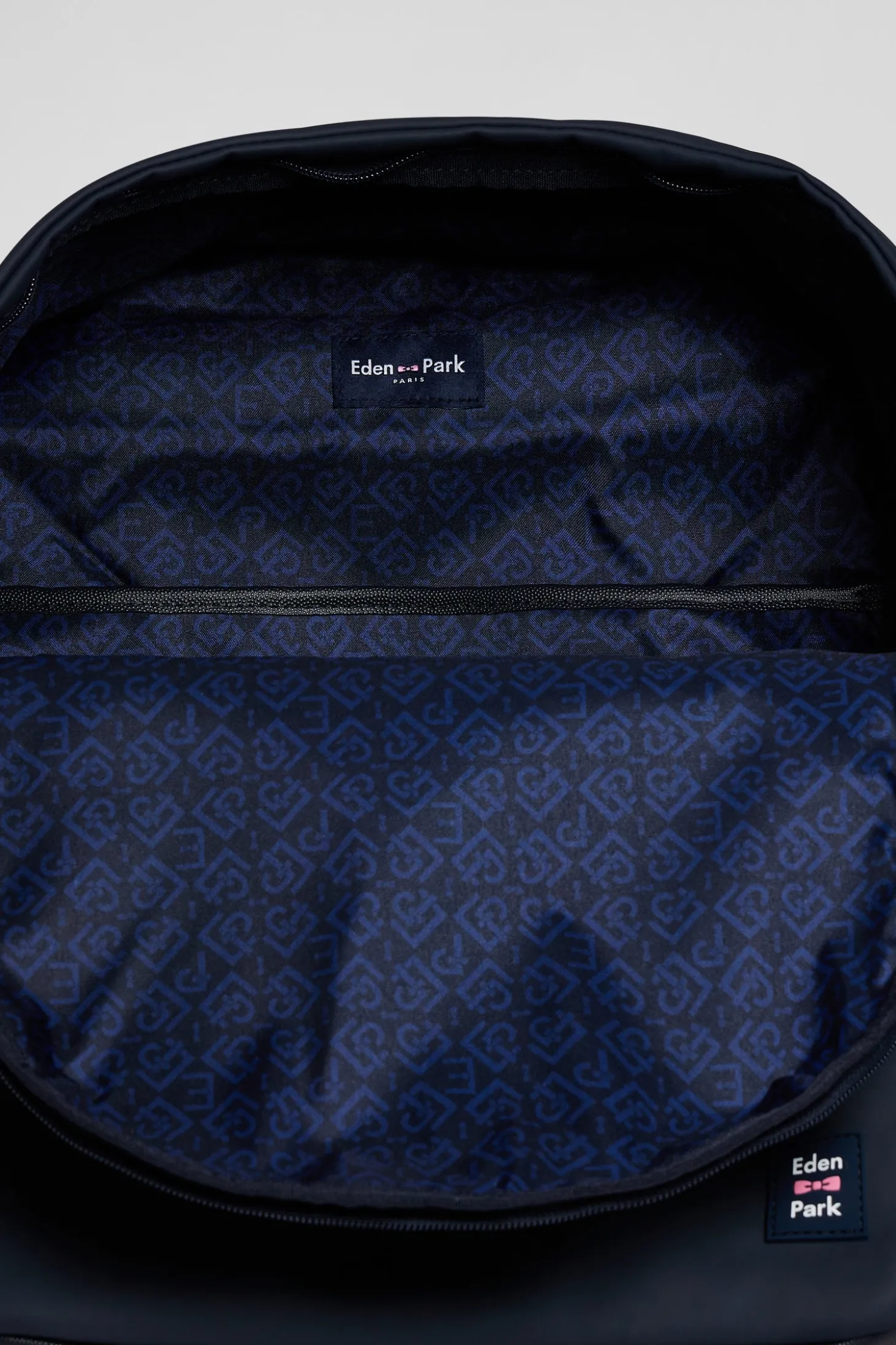 Sac à dos bleu marine sérigraphie rugby Eden Park