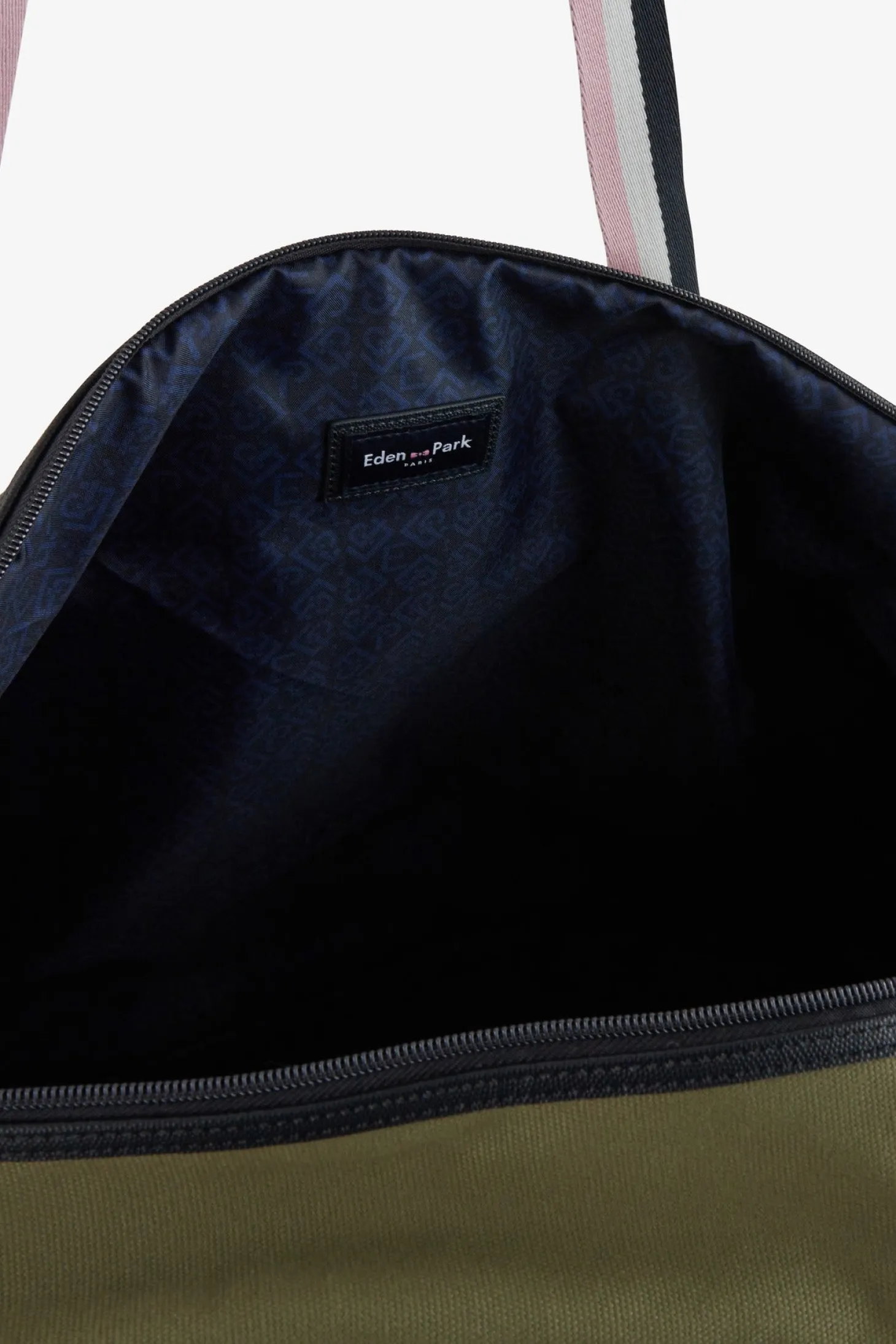 Sac de voyage en tissu kaki