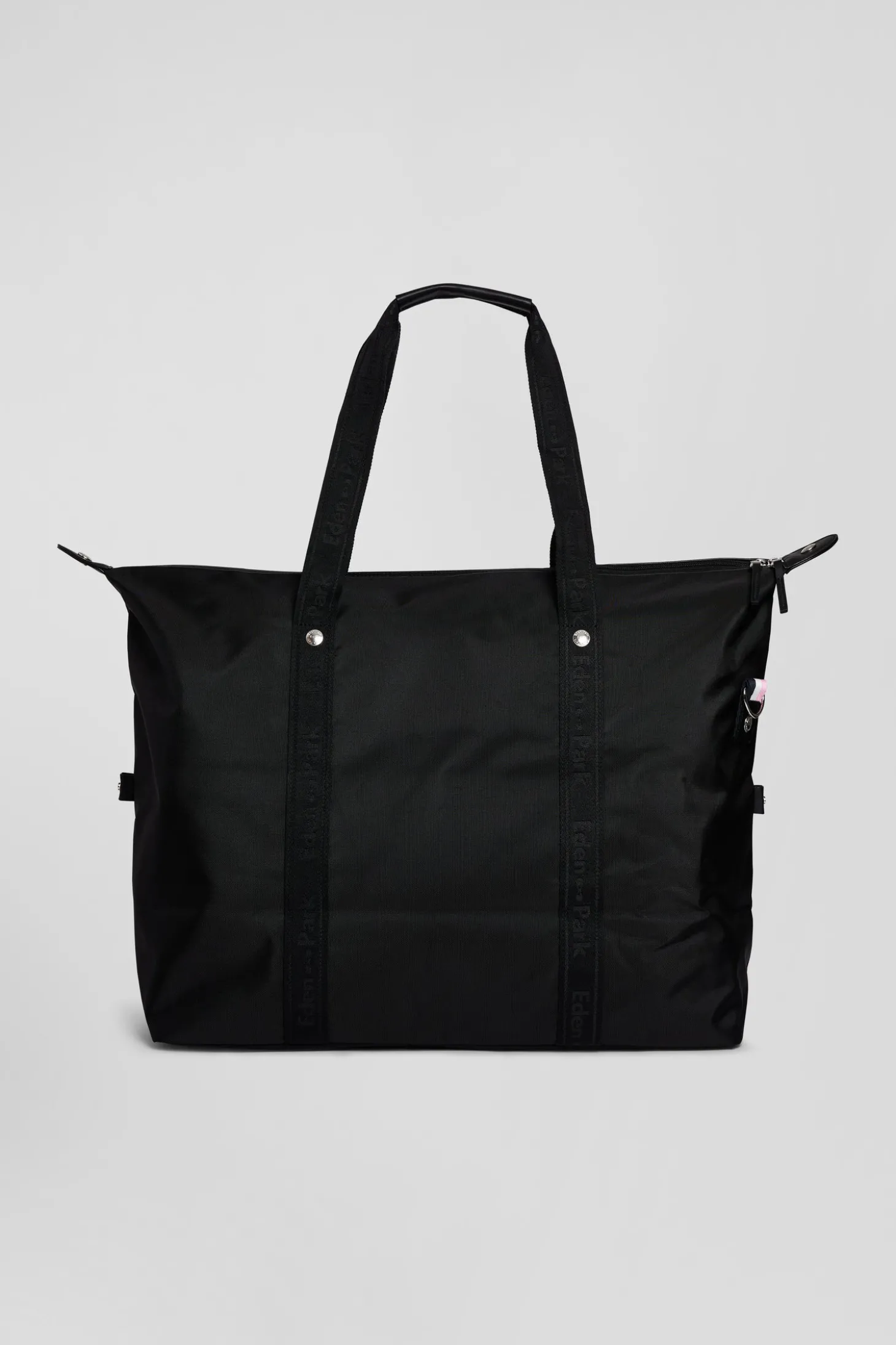 Sac de voyage noir jacquard Eden Park