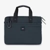 Sacoche ordinateur portable bleu marine en gomme 16"
